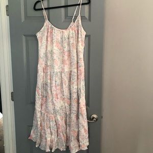 H&M Floral tiered maxi dress